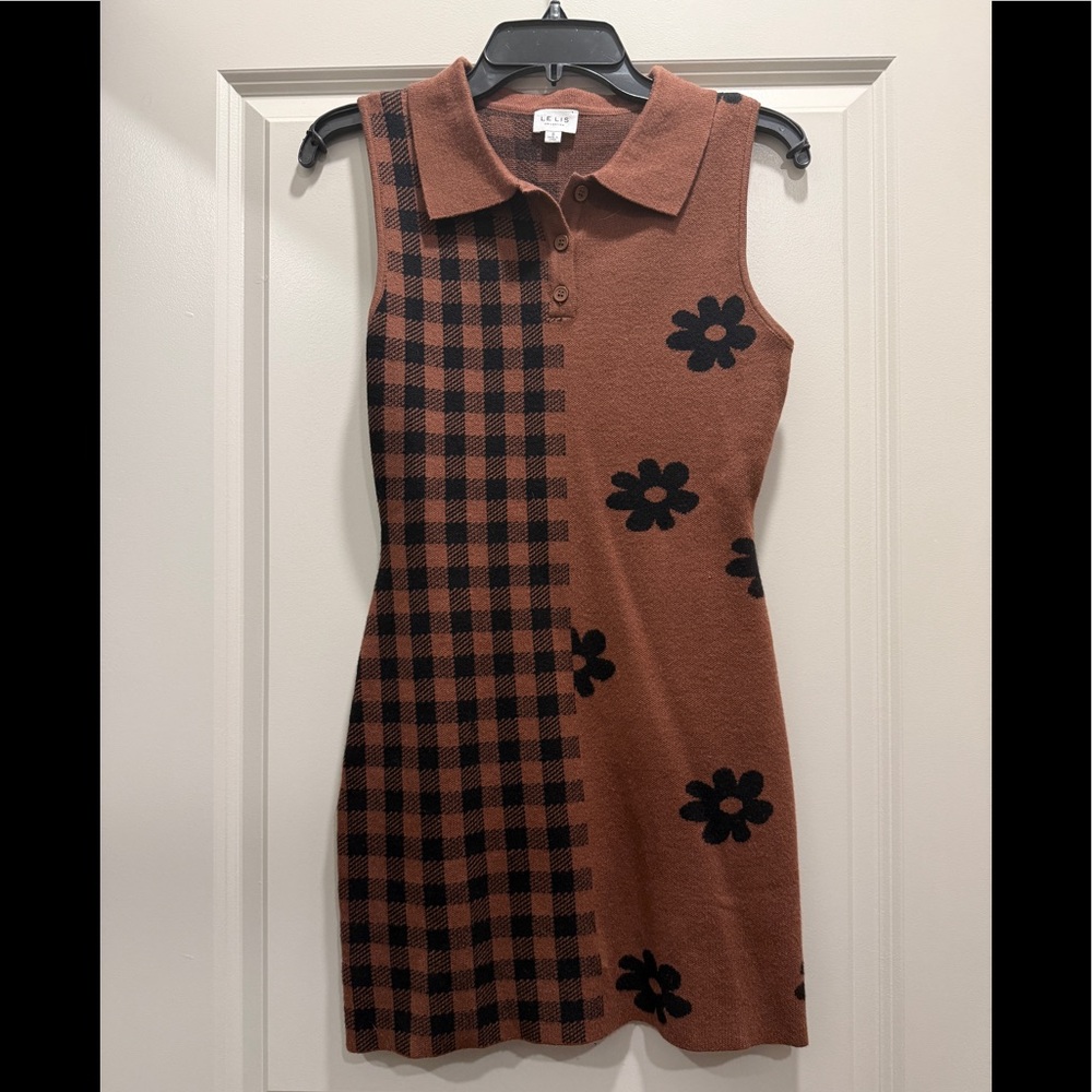 Cute Fall Sweater Dress - Picture 2 of 4